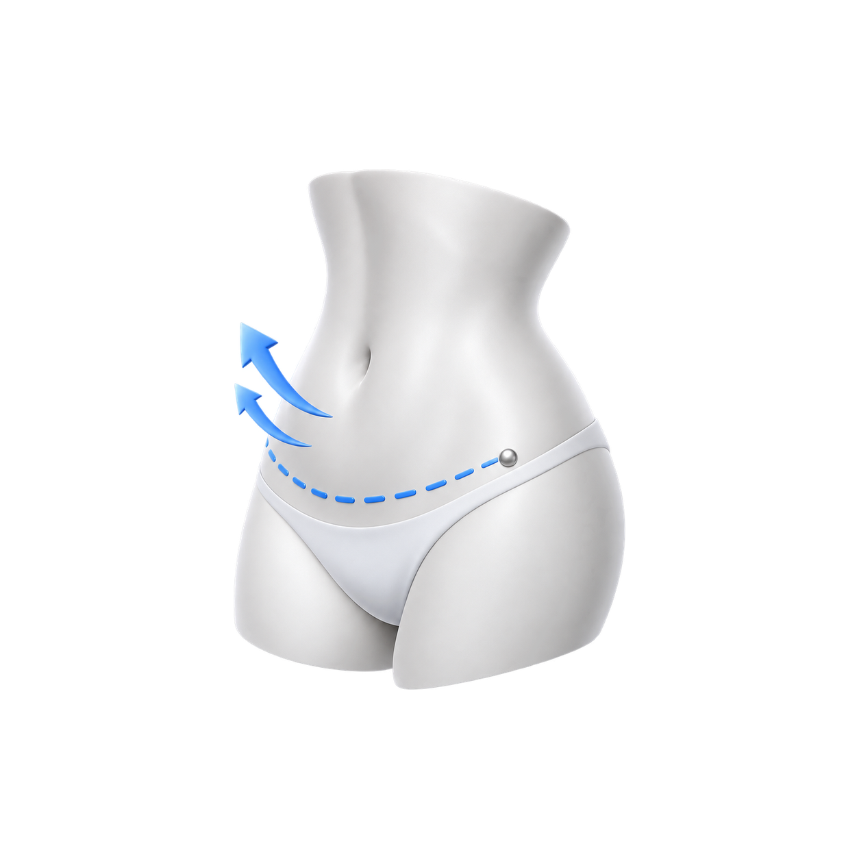 3D-иконка пластики живота